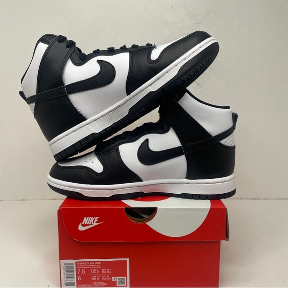 Nike Dunk High WMNS “Panda/Black White” 2023 - Picture 3 of 4